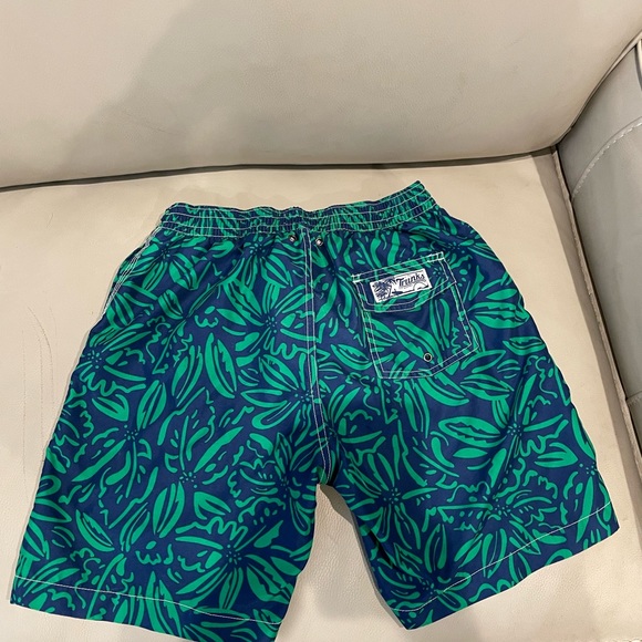 Boys’ XL Trunks Surf & Swim Co. lined Velcro closure + pocket, 2 side pockets - Picture 4 of 6